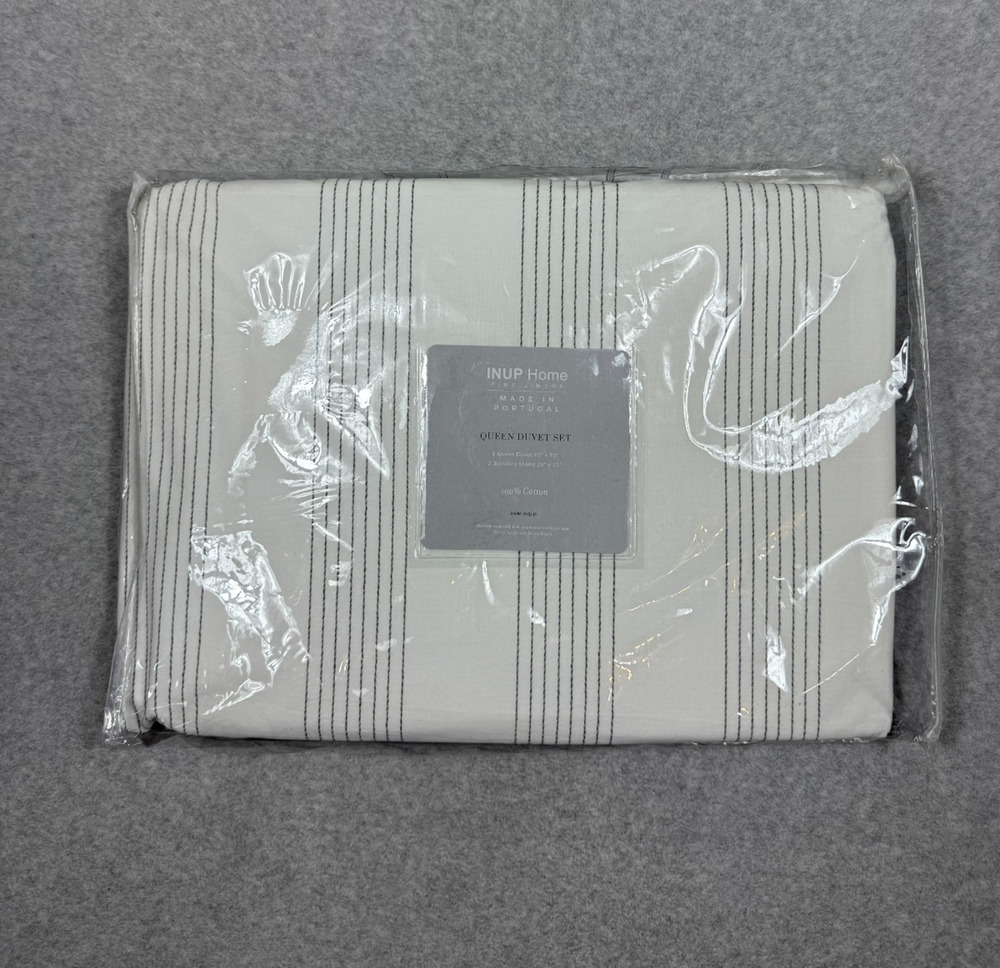 Inup Home Queen Duvet Set 100% Cotton 1 Queen Duvet 2 Shams New